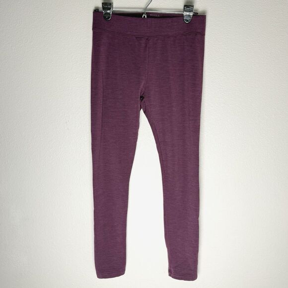 WOOLX Women's Stella Merino Wool Leggings Purple Base Layer Size Medium - Picture 1 of 8